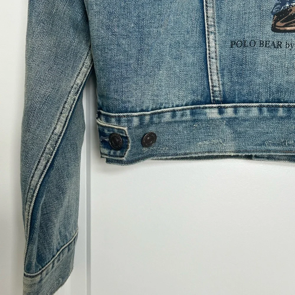 Ralph Lauren Vintage Blue Denim Jacket - Picture 9 of 16